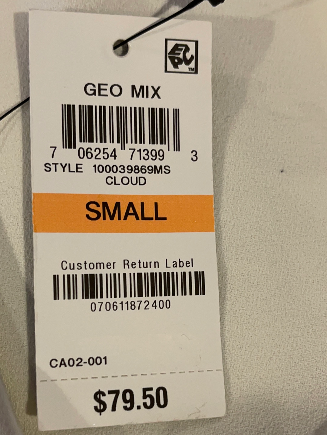 Alfani Colorblocked Pleated-Side Top