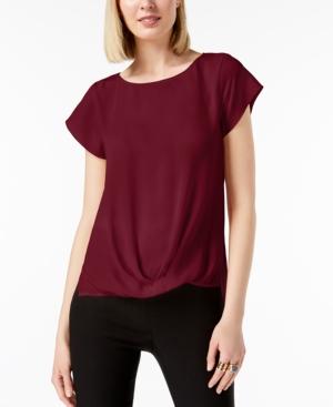 I.n.c. Draped-Hem Top - TopLine Fashion Lounge