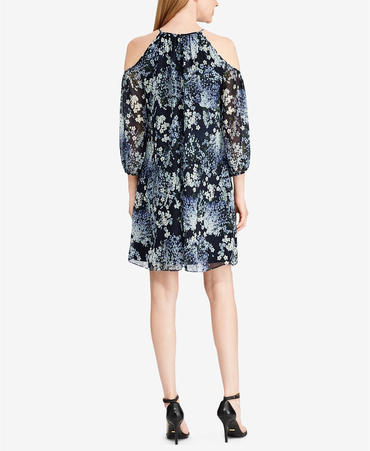 American Living Womens Pheiffer Georgette Floral Print Shift Dress - TopLine Fashion Lounge