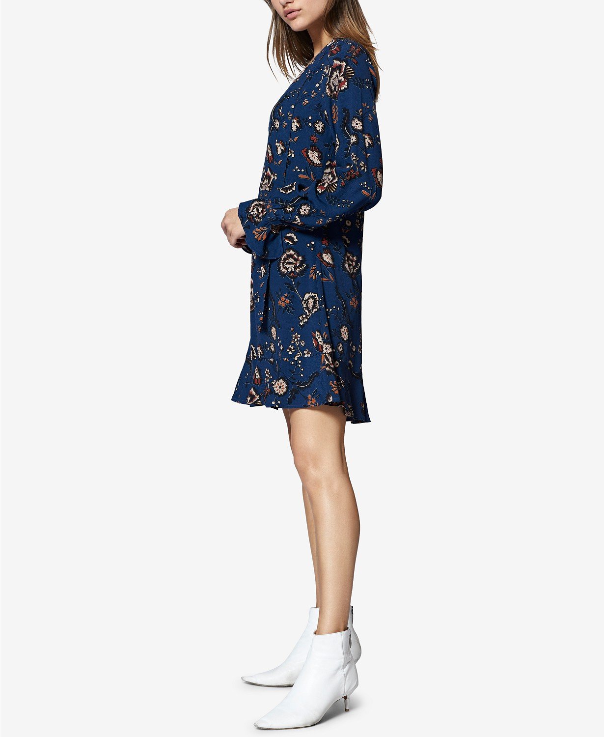 Sanctuary Harvest Moon Ruffled Floral-Print Dress - TopLine Fashion Lounge
