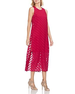 Vince Camuto Sleeveless Chiffon-Stripe Dress - TopLine Fashion Lounge