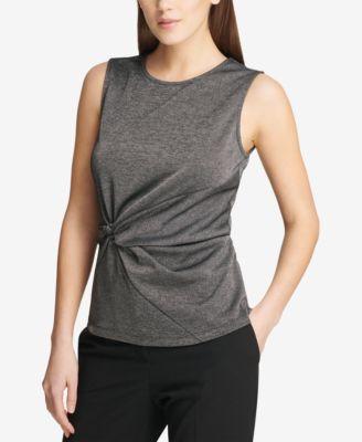 S/L SD KNT TOP METALLIC - TopLine Fashion Lounge