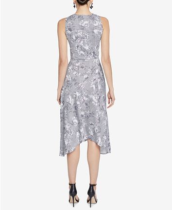 RACHEL Rachel Roy Giles Sleeveless Printed Dress Grey Combo 8