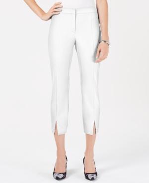 Alfani Cropped Vented Slim-Leg Pants - TopLine Fashion Lounge