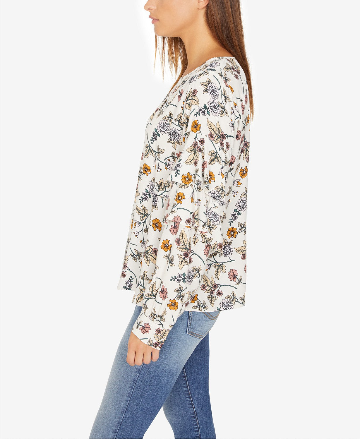 Sanctuary Tilly Ruffled Printed Top