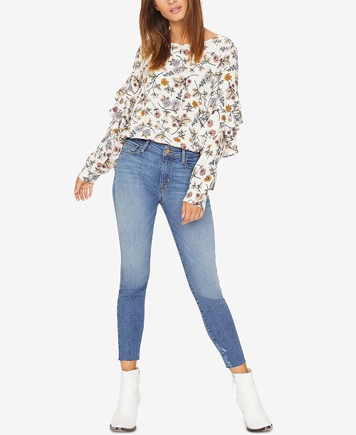 Sanctuary Tilly Ruffled Printed Top