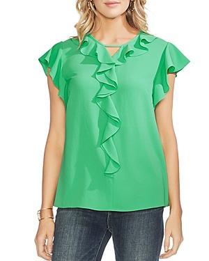 Vince Camuto Flutter-Sleeve Top - TopLine Fashion Lounge