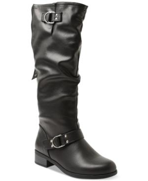 Xoxo Minkler Riding Boots Women's Shoes - TopLine Fashion Lounge