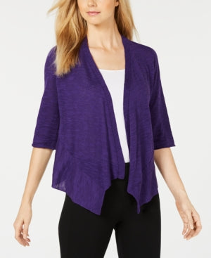 Summer Alfani Linen Open-Front Cardigan