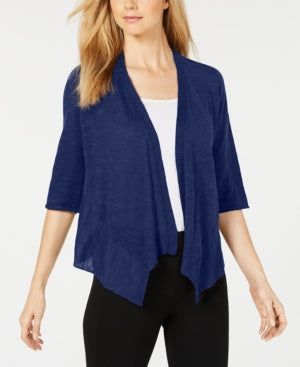 Summer Alfani Linen Open-Front Cardigan