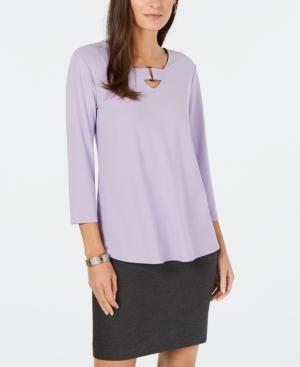 Alfani Keyhole High-Low Top - TopLine Fashion Lounge