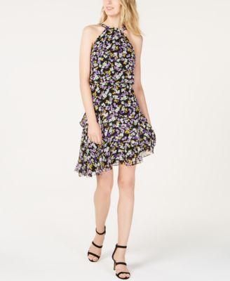 I.n.c. Floral-Print Halter Dress - TopLine Fashion Lounge
