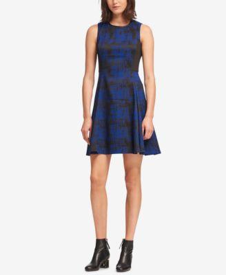 JACQUARD S/L DRESS - TopLine Fashion Lounge