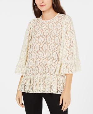 Michael Michael Kors Metallic-Lace Top - TopLine Fashion Lounge