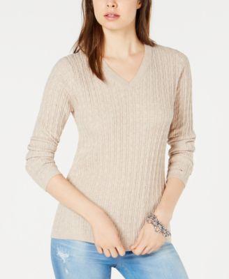 Tommy Hilfiger Cotton Cable-Knit Sweater - TopLine Fashion Lounge