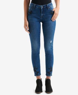 Lucky Brand Lolita Embroidered Skinny Ankl Gemini 31 - 