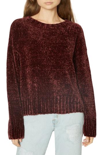 Sanctuary Womens Chenille Casual Pullover Sweater