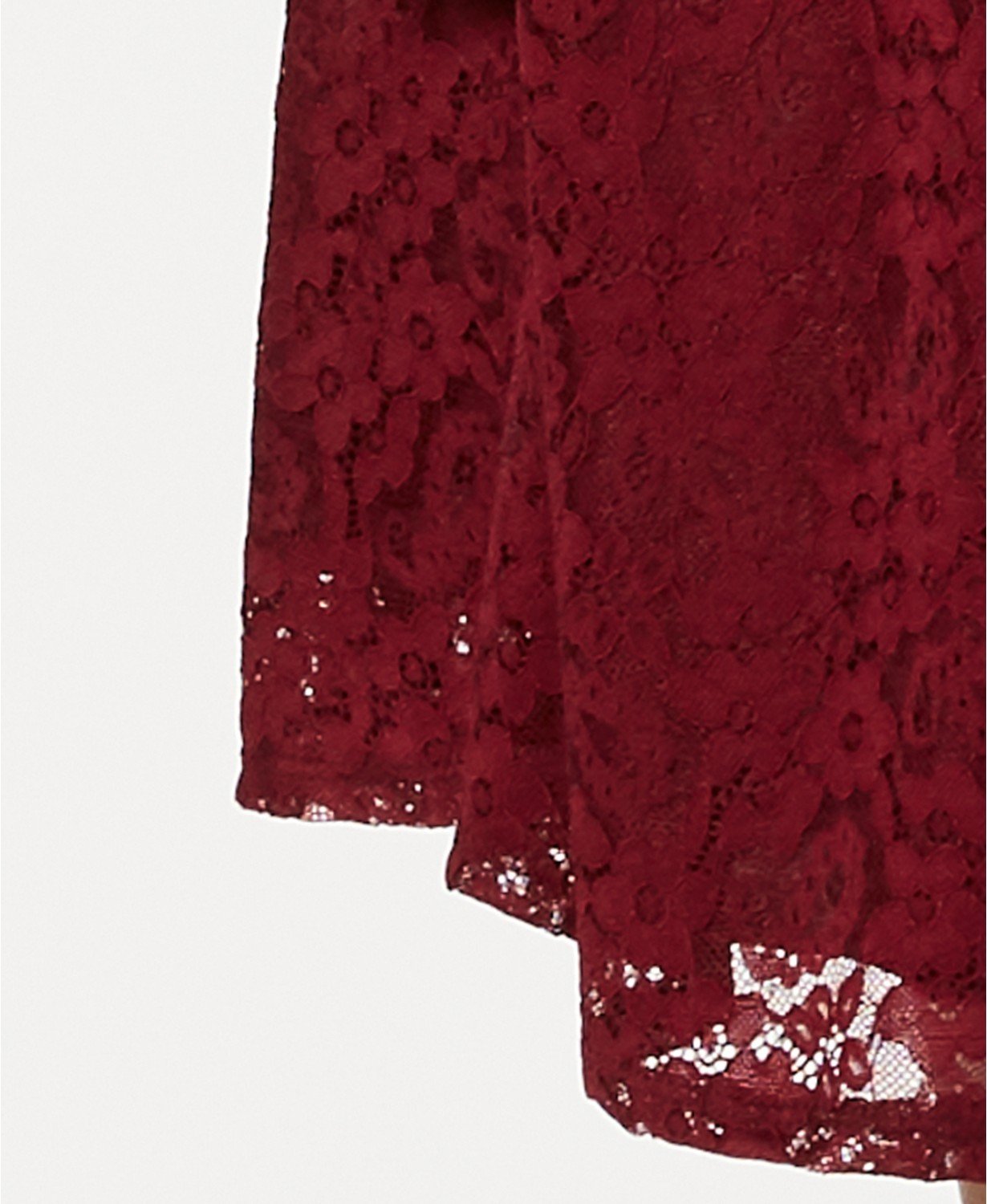 Soprano Trendy Plus Size Lace Fit & Flare Dress - TopLine Fashion Lounge