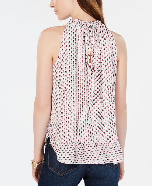 Tommy Hilfiger Ruffled Printed Top