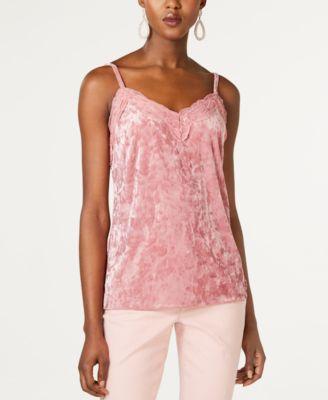 VELVET LACE CAMI - TopLine Fashion Lounge