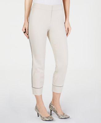 Alfani Piped Slim Ankle Pants - TopLine Fashion Lounge