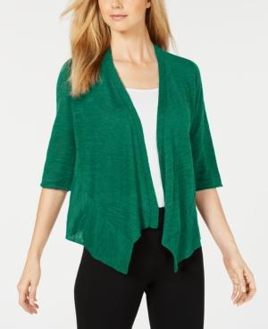 Alfani Linen Open-Front Cardigan - TopLine Fashion Lounge