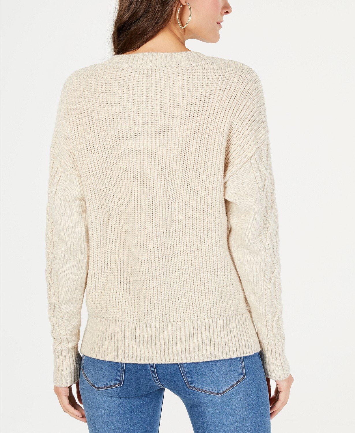 I.n.c. Embellished Cable-Knit Sweater - TopLine Fashion Lounge