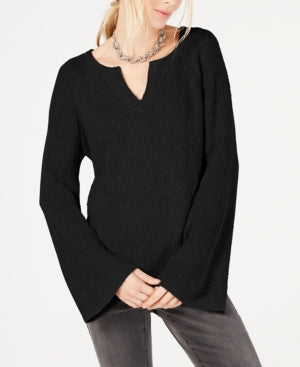 I.N.C. Textured Bell-Sleeve Sweater