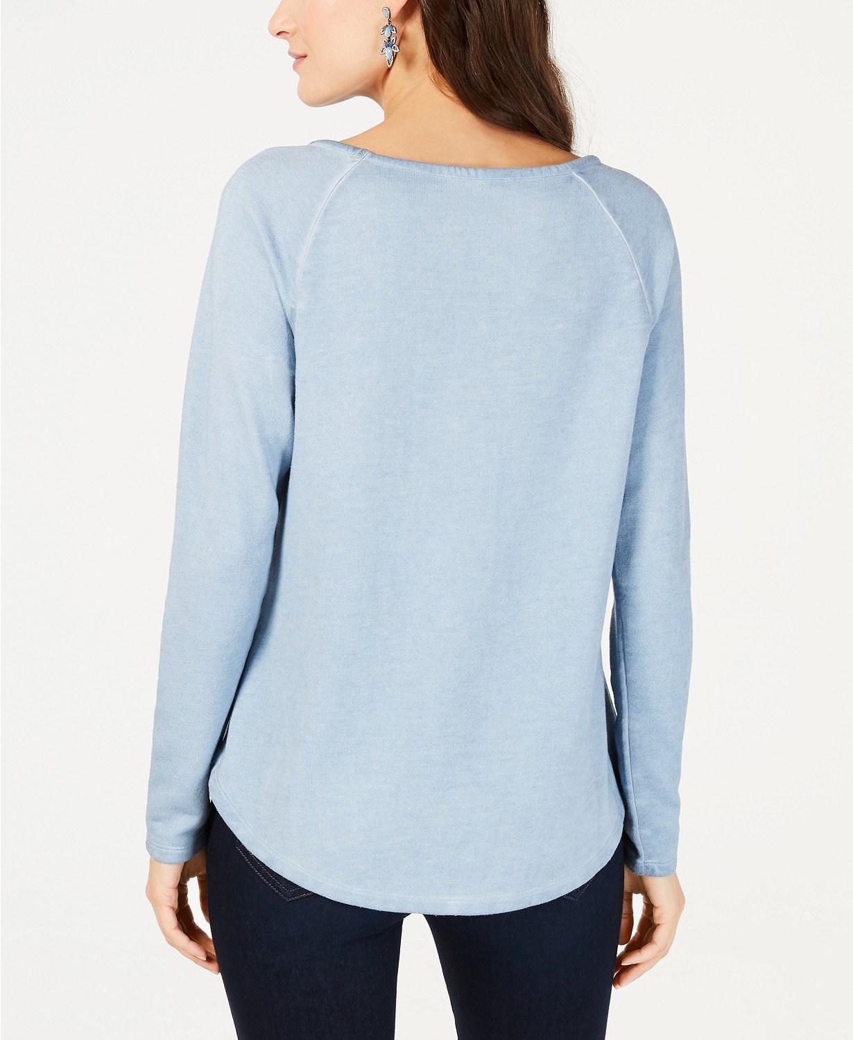 I.n.c. Lace-Trim Sweatshirt - TopLine Fashion Lounge