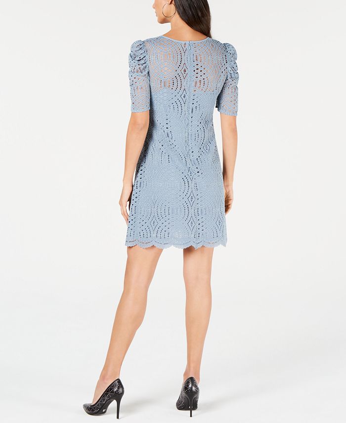 Michael Kors Lace Scalloped-Hem Dress