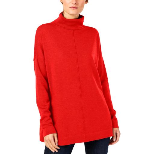Eileen Fisher Tencel® Center-Seam Relaxed Turtleneck Sweater, Regular & Petite