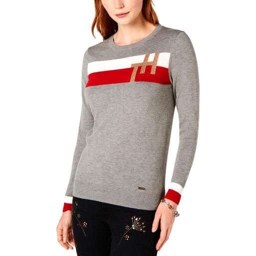 Tommy Hilfiger Colorblock Monogram Sweater