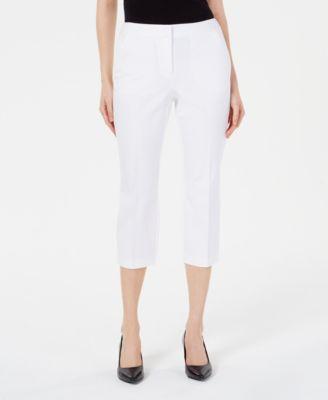 Alfani Invisible-Zip Capri Pants - TopLine Fashion Lounge