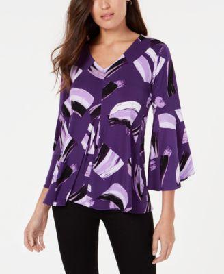 Alfani Bell Sleeve Top - TopLine Fashion Lounge