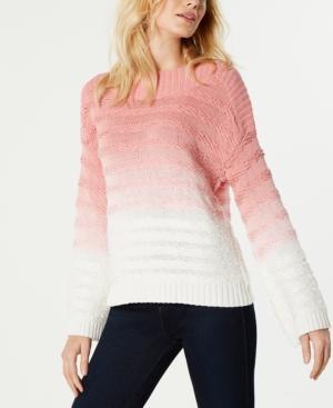 INC International Concepts Raglan Sleeve Ombré Cable-knit Sweater - TopLine Fashion Lounge