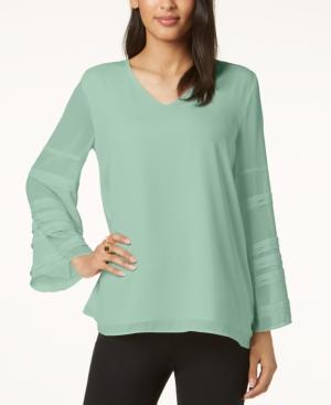 Alfani Solid Layered-Sleeve Top - TopLine Fashion Lounge