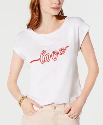 Tommy Hilfiger Cotton Love Graphic T-Shirt - TopLine Fashion Lounge
