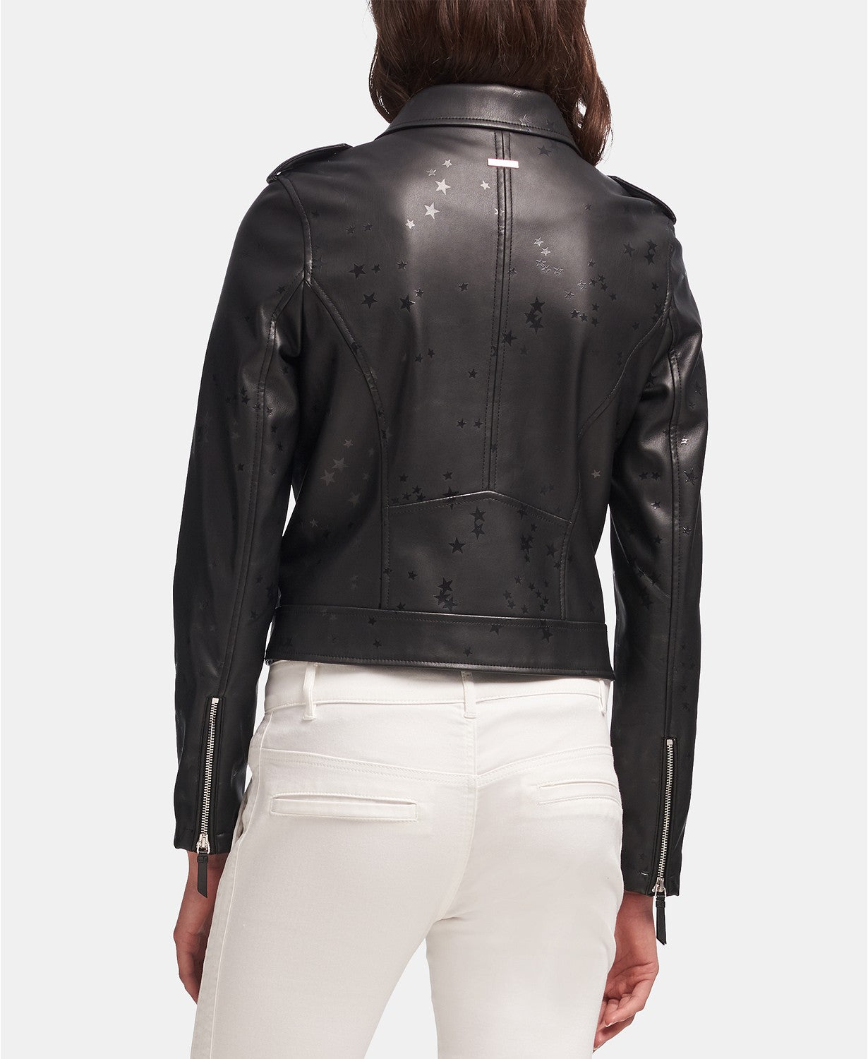 DKNY Faux-Leather Moto Jacket