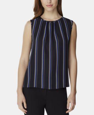 STRIPED SLEEVELESS CREWNBASIC - TopLine Fashion Lounge