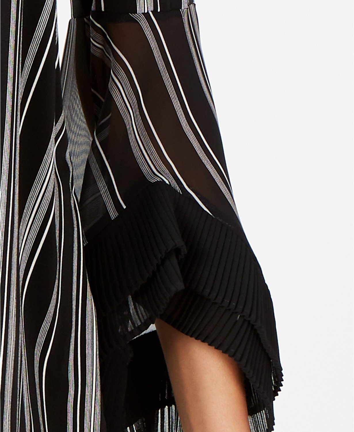 Alfani Striped Pleated-Cuff Top - TopLine Fashion Lounge
