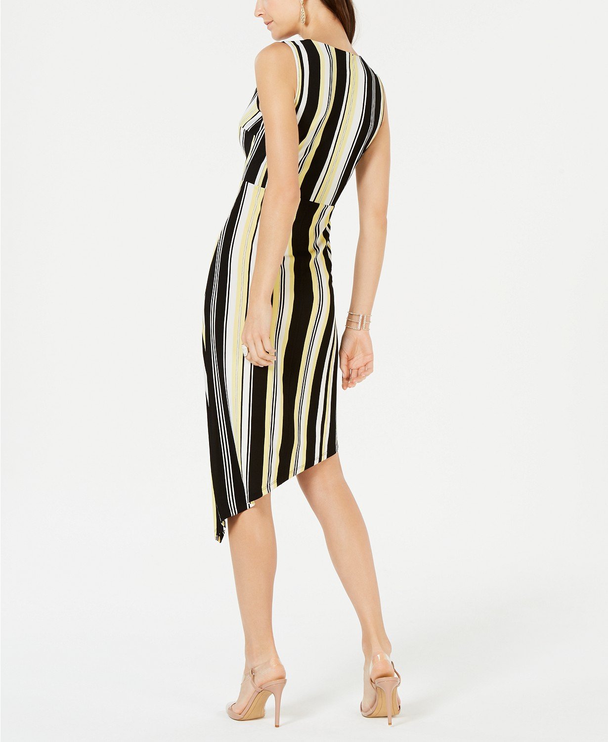 I.n.c. Sleeveless Striped Wrap Dress - TopLine Fashion Lounge