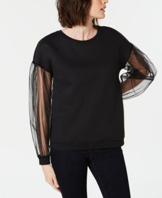 I.n.c. Long-Sleeve Illusion Sweatshirt - TopLine Fashion Lounge