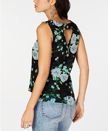I.N.C. Double-Layer V-Neck Tank Top