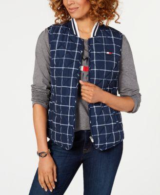 PLAID QUILTED VEST WITH - TopLine Fashion Lounge