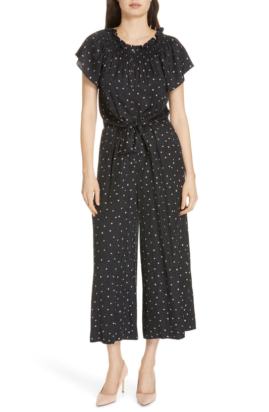 REBECCA TAYLOR Painted Dot Jumpsuit