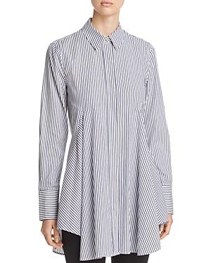 Donna Karan New York Women's Striped Tunic Shirt - TopLine Fashion Lounge