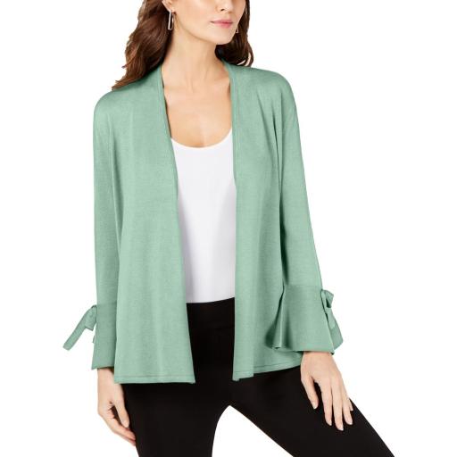 Alfani Tie-Sleeve Cardigan