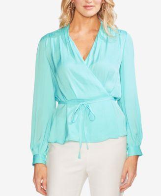 Vince Camuto Surplice Wrap Blouse - TopLine Fashion Lounge