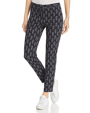 Le Gali Womens Black Printed Pants Size 8