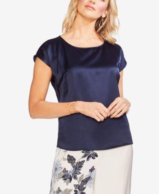 Vince Camuto Soft Satin Blouse - TopLine Fashion Lounge